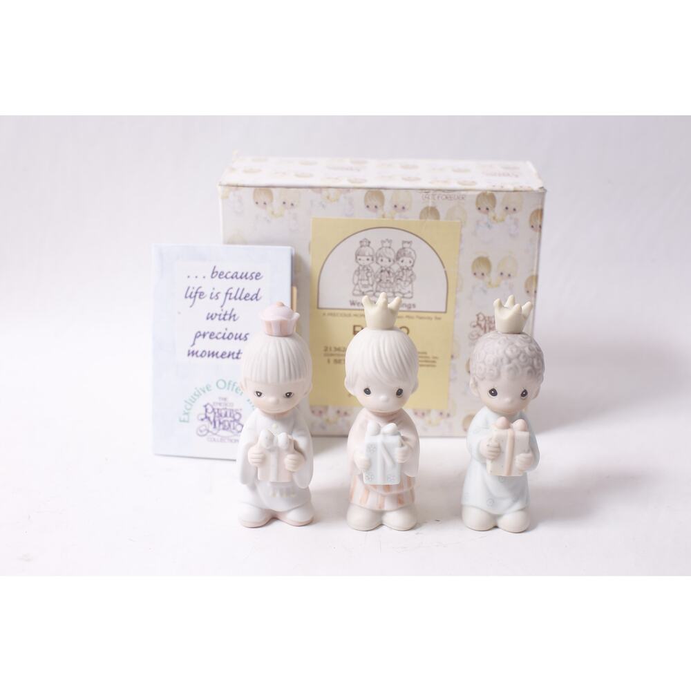 Precious Moments 1981 Wee Three Kings 3-Piece Figurine Set ~ 260427-WH M-05-07